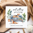 Search for pet and house sitting business cards Animal care