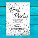 Search for winter pool party invitations Girls