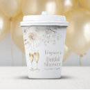 Search for bridal shower paper cups Watercolor floral