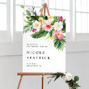 Search for beach welcome wedding signs Tropical