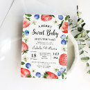 Search for strawberry baby shower invitations Farmers market