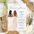 Search for two brides bridal shower invitations Gown