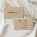 Search for typewriter business cards Rustic