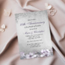 Search for 25th anniversary invitations Silver