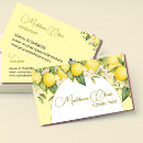 Search for lemon business cards Botanical
