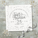 Search for just married napkins Modern elegant