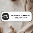 Search for black and white name tags Retail