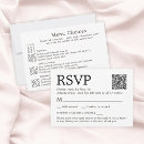 Search for 3 choice menu rsvp cards Elegant
