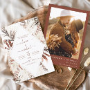 Search for pampas grass wedding invitations Boho