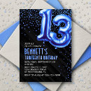 Search for 13th boys birthday invitations For him
