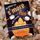 Search for bonfire birthday invitations Camp out party