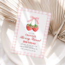 Search for berry sweet birthday invitations Strawberry