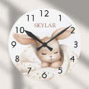 Search for woodland nursery clocks Rabbit