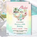 Search for luau 40th birthday invitations Tropical