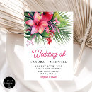 Search for hibiscus wedding invitations Summer