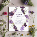 Search for lilac baby shower invitations Modern