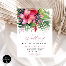 Search for hibiscus wedding invitations Summer