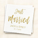 Search for just married napkins Dinner