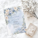 Search for white hydrangea wedding invitations Blue flowers