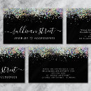 Search for black and silver business cards Script