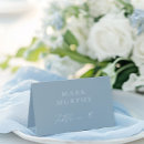 Search for dusty blue place cards Folded