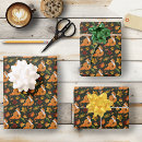 Search for green leaves wrapping paper Acorns