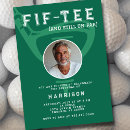Search for golf 50th birthday invitations Green