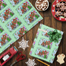 Search for winter solstice wrapping paper Holly