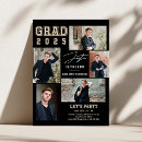 Search for photo collage graduation invitations College university grad