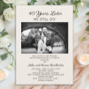 Search for 40th vow renewal invitations Couple