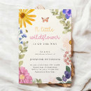 Search for wildflower baby shower invitations Colorful