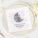 Search for silver and purple napkins Baby shower