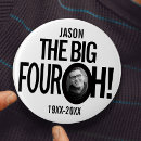Search for 40th birthday buttons Black and white