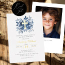 Search for floral first communion invitations Holy