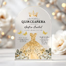 Search for white and gold quinceanera invitations Miss quince mexican
