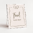 Search for food table signs posters Minimalist