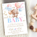 Search for bears gender reveal invitations Mother to be