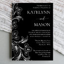 Search for hand drawn wedding invitations Botanical