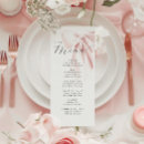 Search for baby shower menus Pink bow