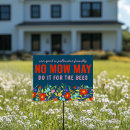 Search for no mow signs Pollinator