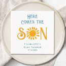 Search for boho baby shower napkins Here comes the son