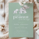 Search for little peanut on the way invitations Modern