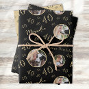 Search for 40th birthday wrapping paper Age
