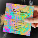 Search for paint splatter business cards Colorful
