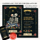 Search for zodiac party invitations Gothic