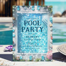 Search for housewarming pool party invitations Tropical