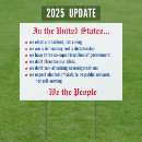 Search for we the people outdoor signs Red white and blue