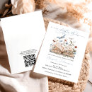 Search for qr code bridal shower invitations Watercolor floral