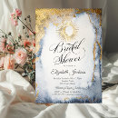 Search for moon and stars bridal shower invitations Bride
