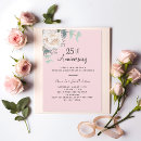 Search for 25th wedding anniversary invitations Elegant
